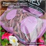 8Veggiez IQF frozen fries SWEET POTATO PURPLE - UBI UNGU 8 Veggiez (new packaging)